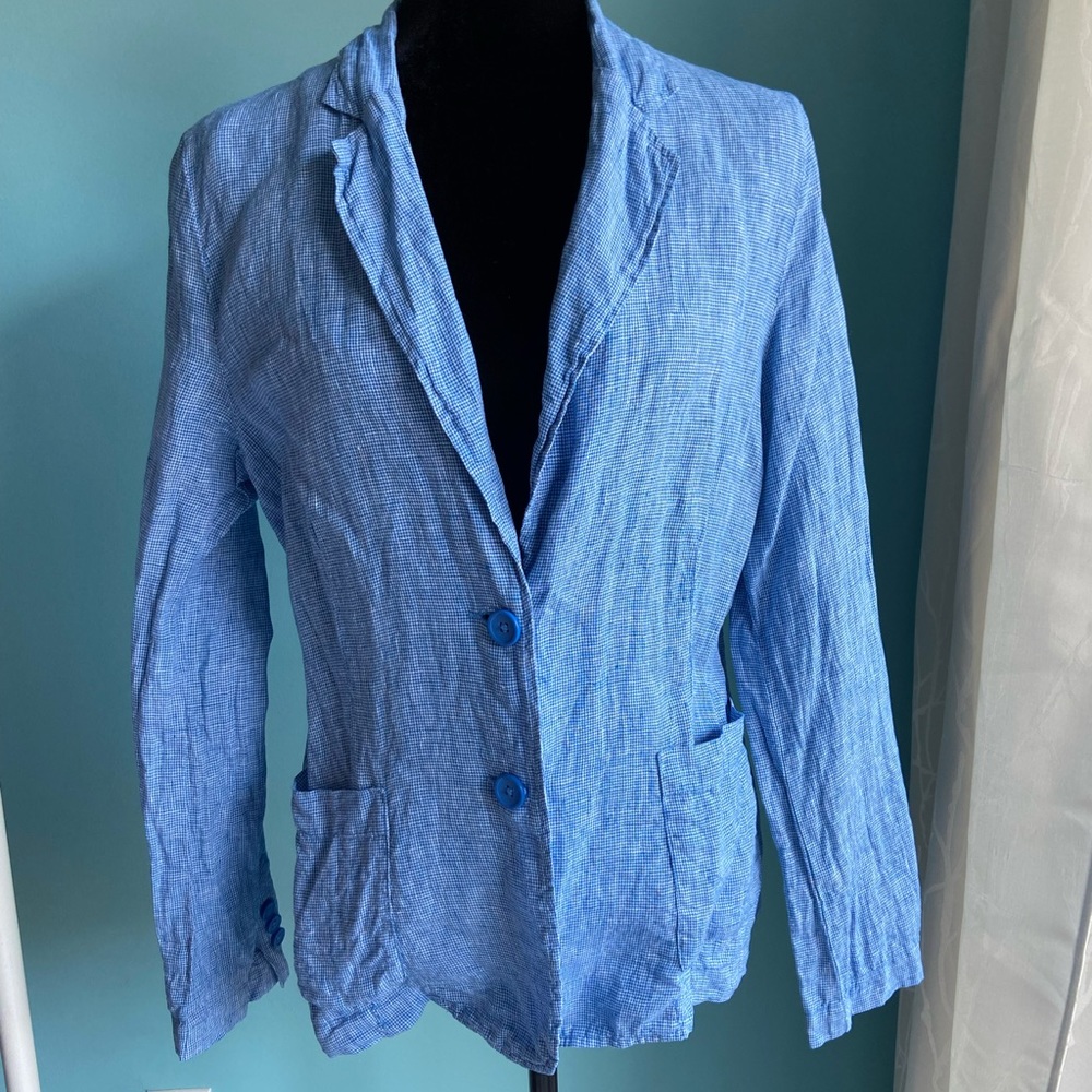 LIKE NEW Linen Blazer | Sz L
